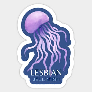 Lesbian Jellyfish Sticker